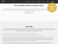 chanukka-ball.de Webseite Vorschau