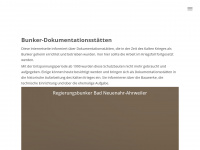 bunker-dokumentationsstaetten.de Webseite Vorschau