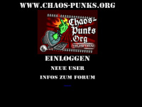 chaos-punks.de Webseite Vorschau