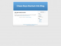 chaosboysbochum.wordpress.com Webseite Vorschau
