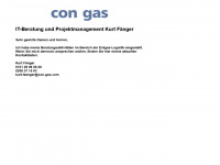 con-gas.de Webseite Vorschau