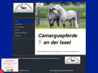 camargue-pferde-nrw.de Webseite Vorschau