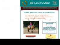bunte-ponyfarm.de Webseite Vorschau