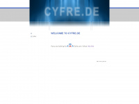 cyfre.de Webseite Vorschau