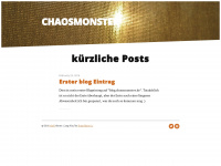 chaosmonster.de Webseite Vorschau