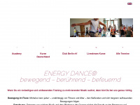 energydance.de Webseite Vorschau
