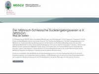 mssgv.de Webseite Vorschau