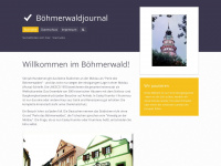 boehmerwaldjournal.de Webseite Vorschau