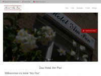 hotel-am-pan.de Webseite Vorschau