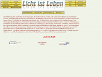 lichtleben.de Webseite Vorschau