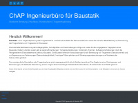chap-baustatik.com Webseite Vorschau