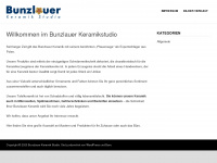 bunzlauer-keramik-studio.de Webseite Vorschau