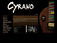cyrano-musik.de Webseite Vorschau