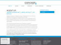 concept-zwei-werbeagentur.de Webseite Vorschau