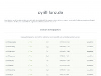 cyrill-lanz.de Webseite Vorschau