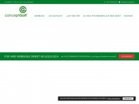 conceptgolf.de Webseite Vorschau