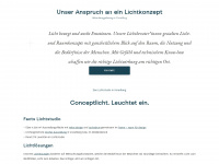 conceptlicht.net Webseite Vorschau