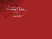 concepts-deluxe.de Webseite Vorschau