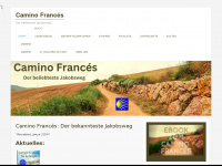 caminofrances.net Webseite Vorschau