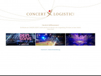 concertlogistic.com Webseite Vorschau