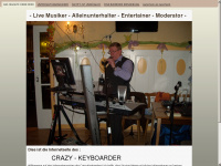 crazy-keyboarder.de Webseite Vorschau