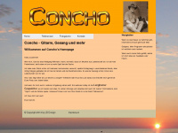 concho-music.de Webseite Vorschau