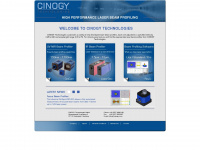 cinogy-laser.de Webseite Vorschau