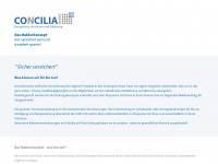 concilia-gmbh.de Webseite Vorschau