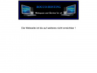 rocco-hosting.de Webseite Vorschau