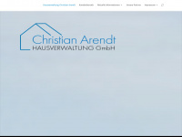 arendt-hausverwaltung.de Webseite Vorschau