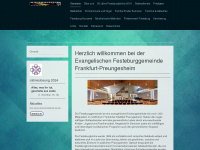 festeburggemeinde.de Webseite Vorschau