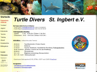 turtle-divers.de Webseite Vorschau