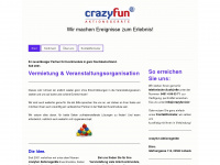 crazyfun.biz Webseite Vorschau