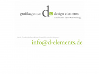 d-elements.de Webseite Vorschau