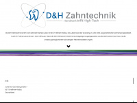 d-hzahntechnik.de Webseite Vorschau