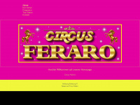 circus-feraro.de Webseite Vorschau