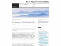 kurtbayer.wordpress.com Webseite Vorschau