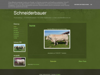 charolais-schneiderbauer.blogspot.com Webseite Vorschau