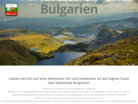 camping-bulgarien.de Webseite Vorschau