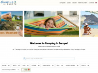 camping-in-europa.com Webseite Vorschau