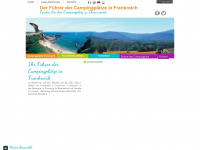 camping-infrankreich.com Webseite Vorschau