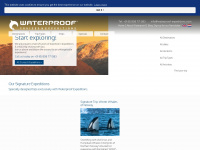waterproof-expeditions.com Webseite Vorschau