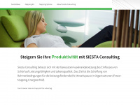 siesta-consulting.com Webseite Vorschau