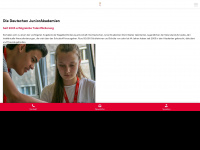 deutsche-juniorakademien.de Webseite Vorschau