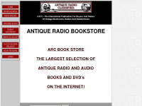 antiqueradio.com Webseite Vorschau
