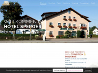 hotel-sperger.de Webseite Vorschau