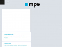 mpe-connector.de Webseite Vorschau