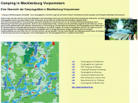 camping-mecklenburgische-seenplatte.de Webseite Vorschau