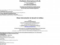 clutterersanonymous.de Webseite Vorschau