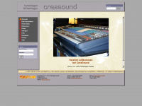 creasound.net Webseite Vorschau
